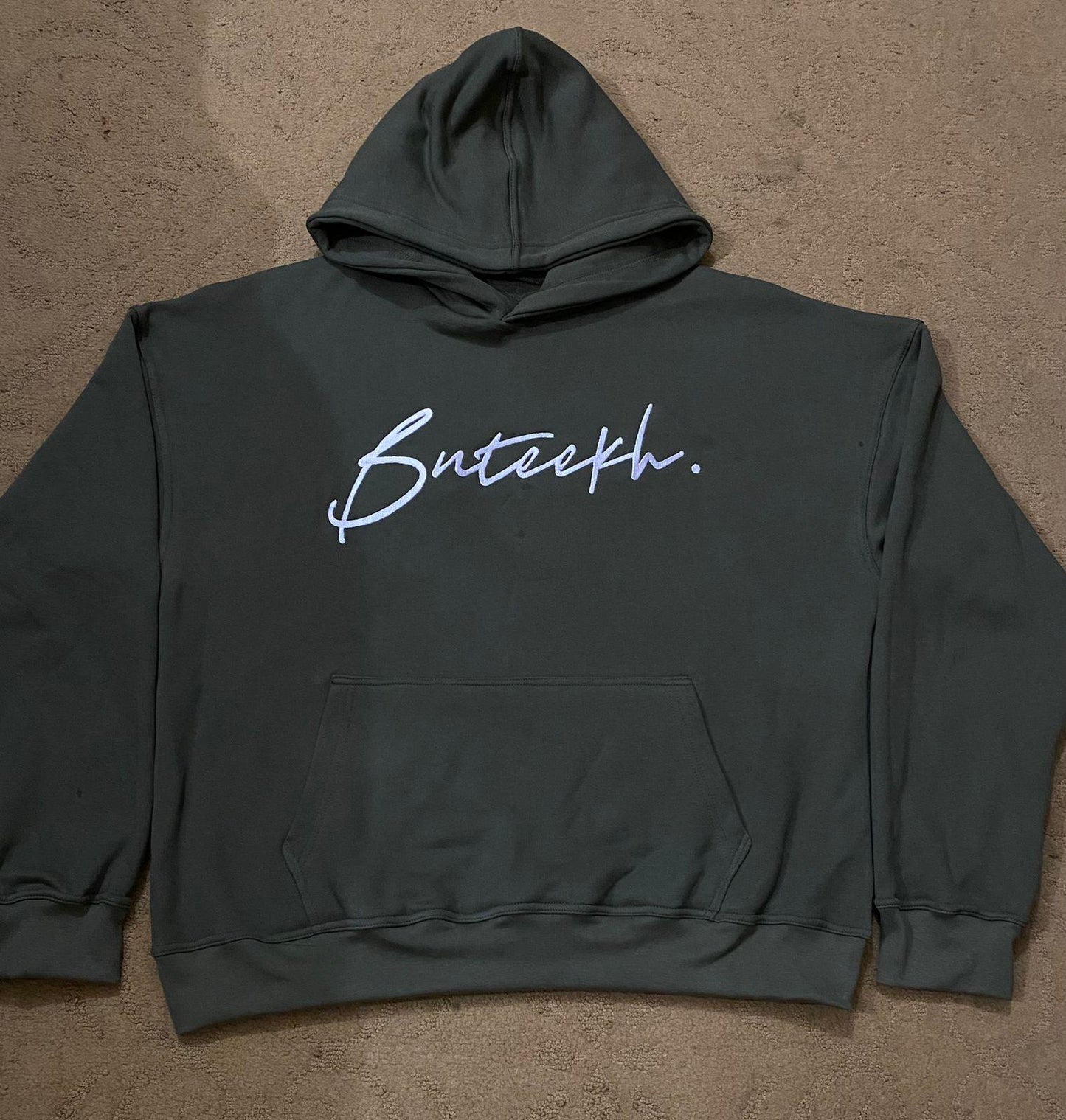 Olive Green Buteekh (English) Adult Unisex Hoodie
