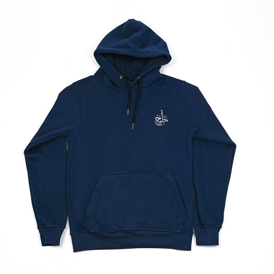 Navy Buteekh Logo Adult Unisex Hoodie