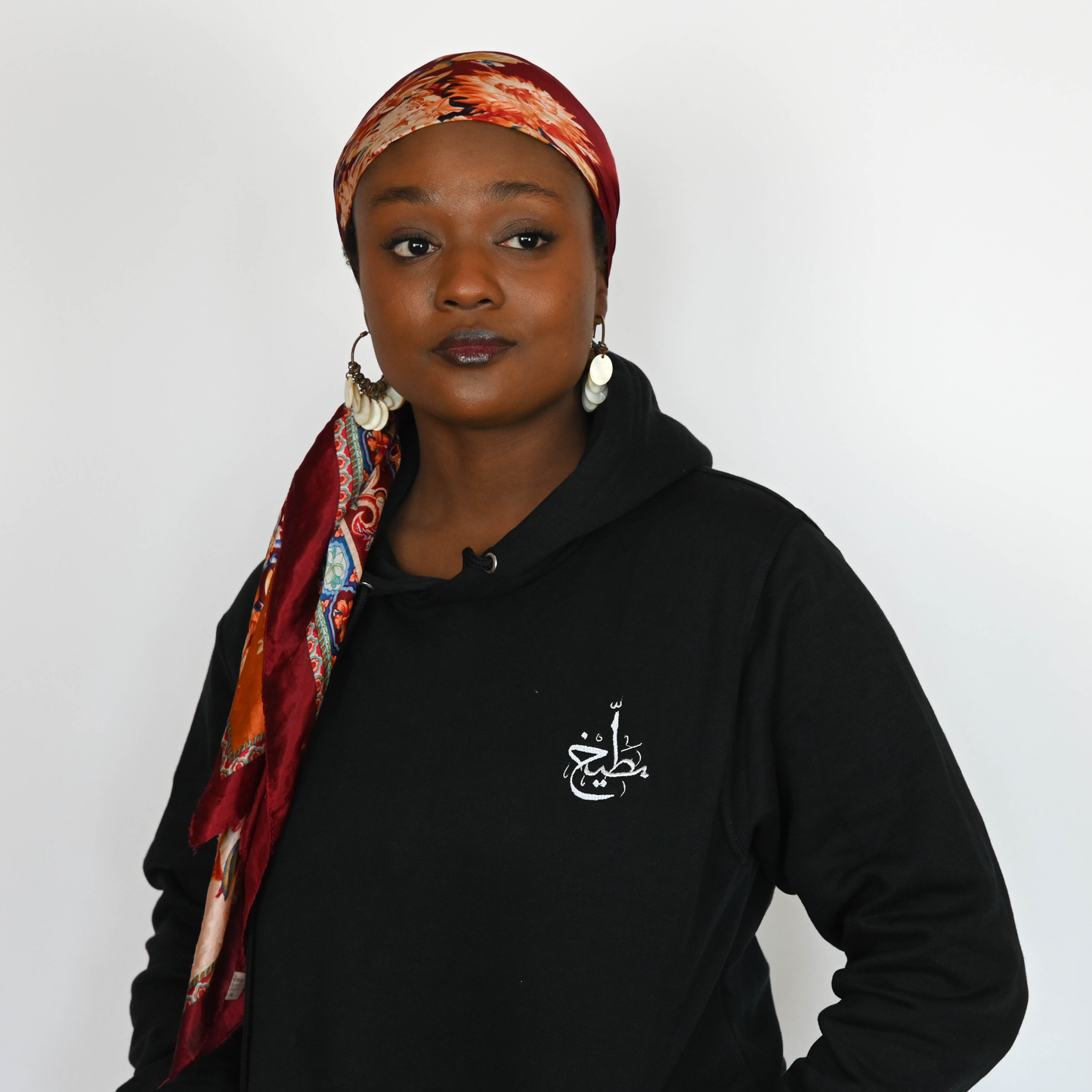 Black Buteekh Logo Adult Unisex Hoodie